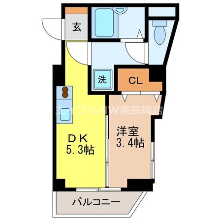 ウィステリア平和町の物件間取画像